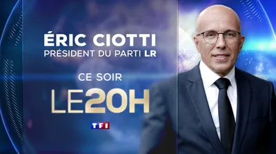 16/01/24 : Eric CIOTTI au JT de 20H de TF1 : «La politique, ce n'est pas la “Star Academy”»