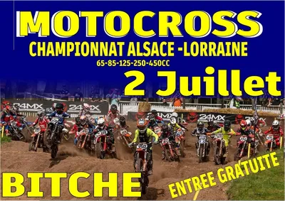 Championnat ALSACE LORRAINE Motocross bitche