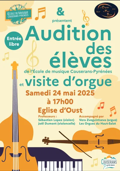 Audition des élèves école de musique