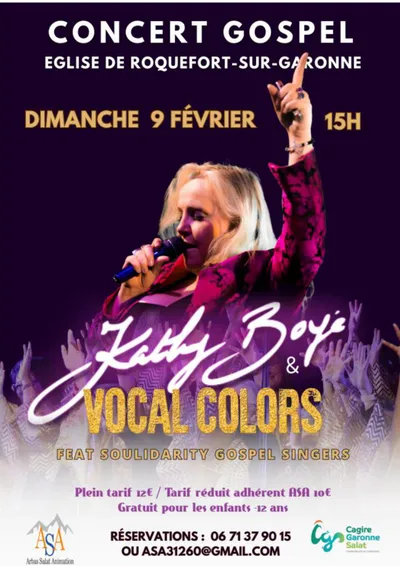 CONCERT DE GOSPEL À ROQUEFORT-SUR-GARONNE