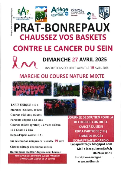 Chaussez vos baskets contre le cancer du sein