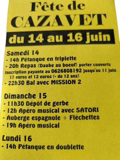 Fête de CAZAVET