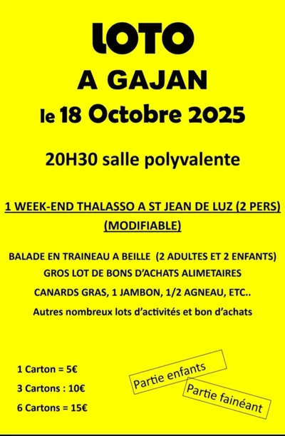 Grand Loto à Gajan