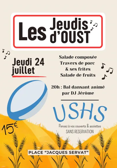 Les jeudis d'Oust 24 juillet