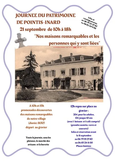 Journée du Patrimoine de pointis-Inard
