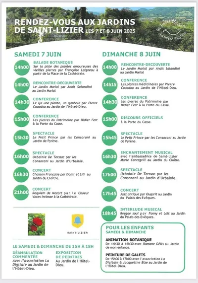 Les jardins volubiles de Saint Lizier