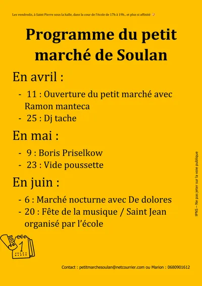 Marché de Soulan