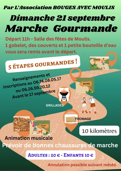 Marche Gourmande à Moulis