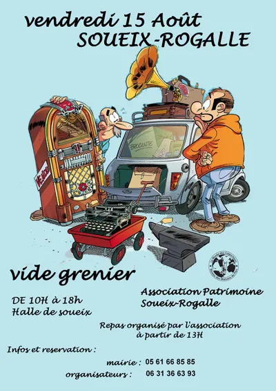 Vide grenier Soueix-Rogalle