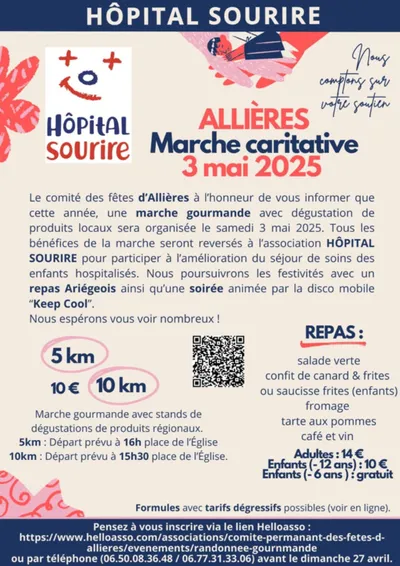 Randonnée gourmande et caritative Allières