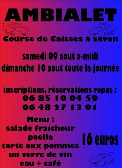 AMBIALET  (81) : Course de caisse à savon