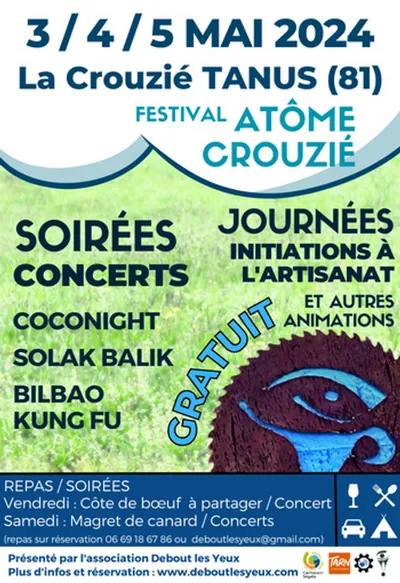 Tanus (81) : Festival Atome Crouzié