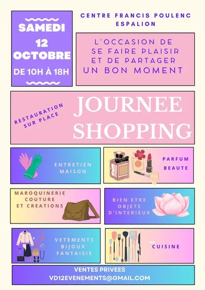 Espalion  (12) : Journée shopping