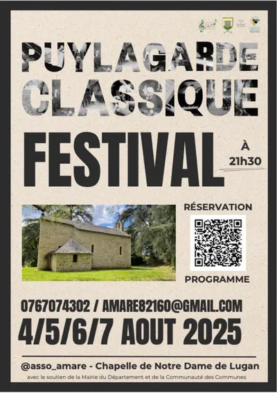 Visuel classique festival Puylagarde