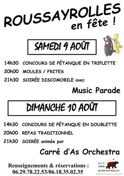 ROUSSAYROLLES (81) : Roussayrolles en fête !
