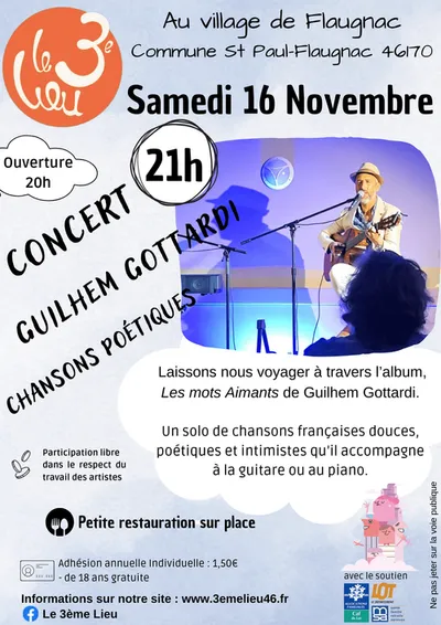 Saint Paul-Flaugnac (46) : Concert Guihem Gottardi