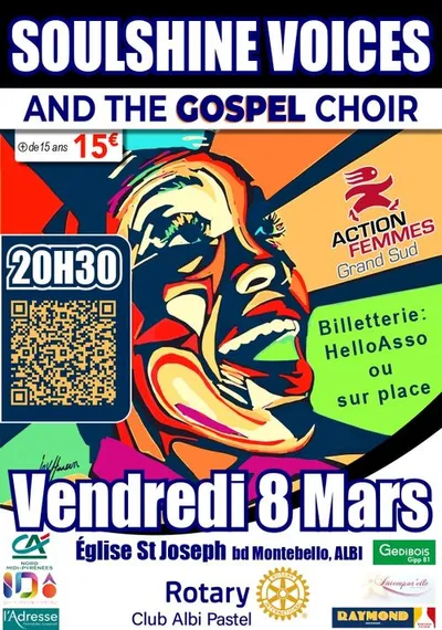 Concert Soulshine Voice & the Gospel Choirs