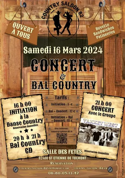 Concert Country Saint Etienne de Tulmont