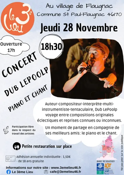 Saint Paul-Flaugnac (46) : Concert Dub Lepoolp