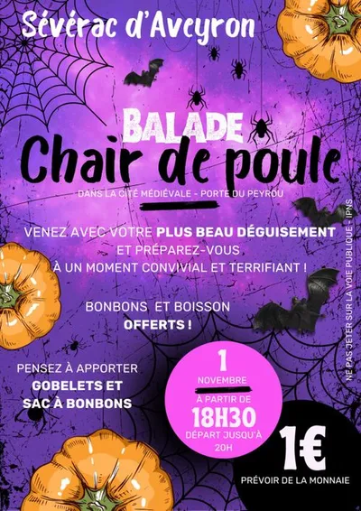 Sévérac le château (12) : Balade "Chair de poule"