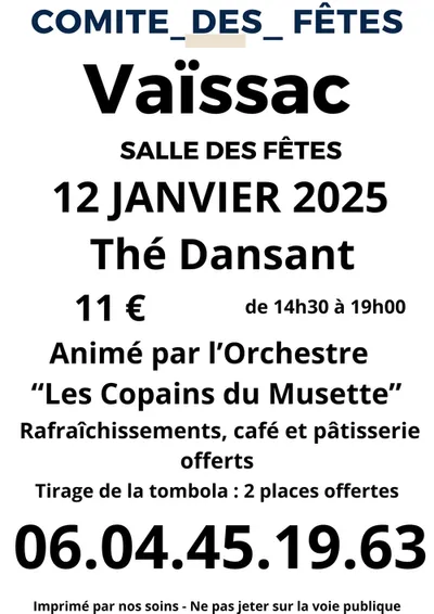 VAÏSSAC (82) : THE DANSANT