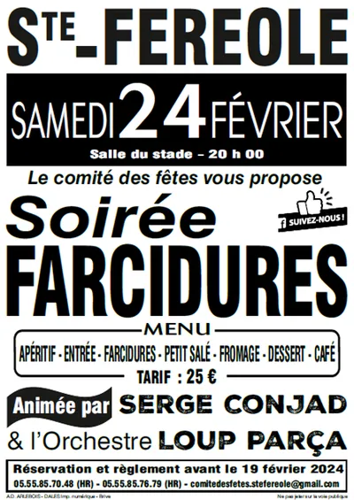 Soirée Farcidure