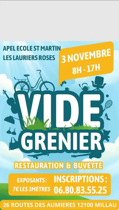 Millau (12) : Vide grenier 