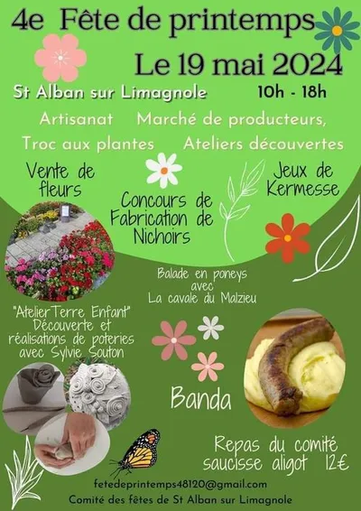 Saint-Alban-sur-Limagnole (48) : 4ème fête de printemps