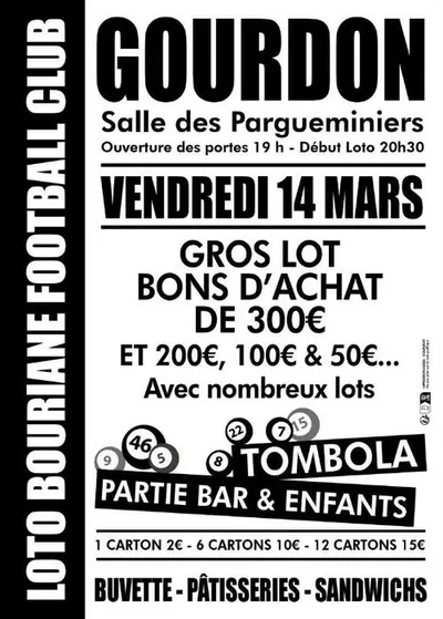 GOURDON (46) : Loto Bouriane Football Club