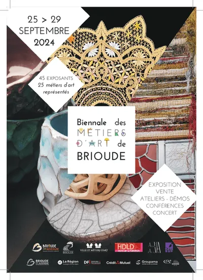 Brioude (43) : 1ère édition Biennale des Métiers d'Art de Brioude