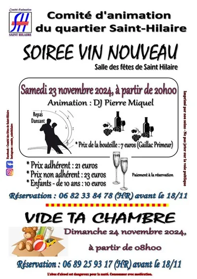 Montauban (82) : Soirée Vin Nouveau