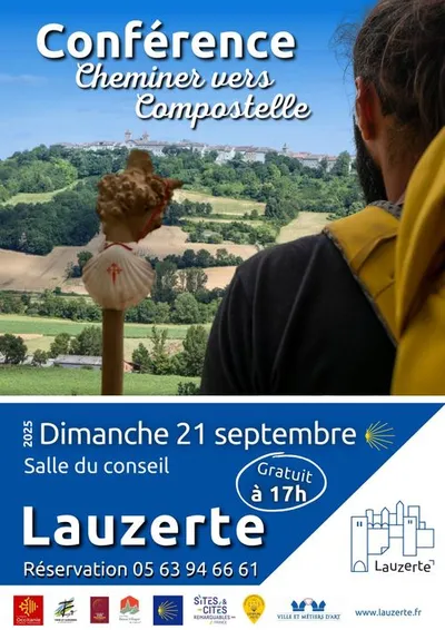 Lauzerte (82) : Conférence : cheminer vers Compostelle