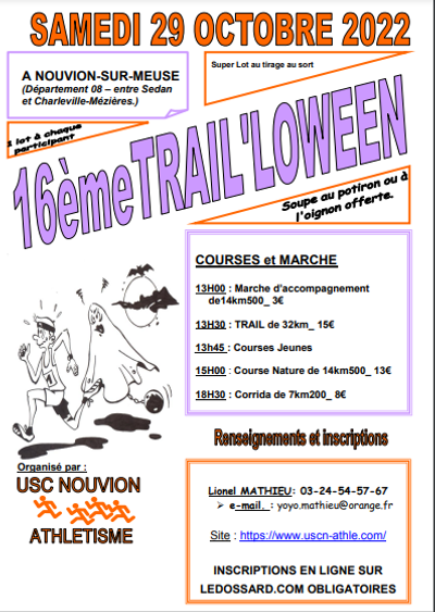 16ème Trail'loween