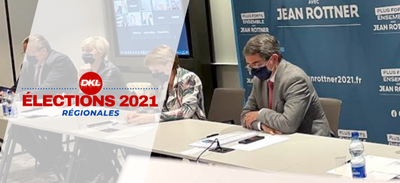 Jean Rottner ce jeudi 6 mai à Obernai
