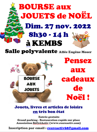Bourse aux jouets