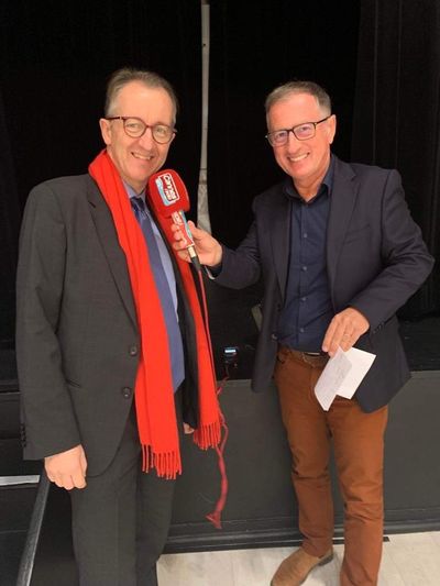 Le journaliste Christophe Barbier a donné une conférence sur Molière à l’Espace Miramar