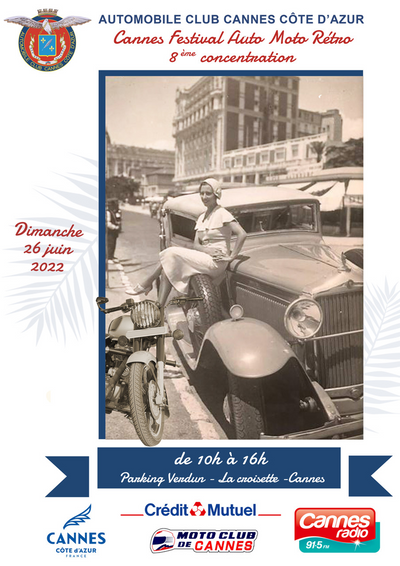 CANNES FESTIVAL AUTO MOTO RETRO 2022