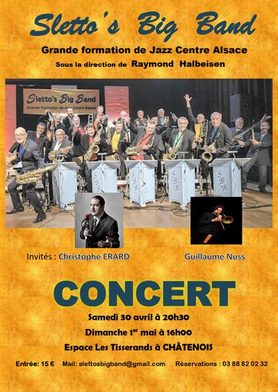SLETTO’S Big Band Concert 2022 à Chatenois