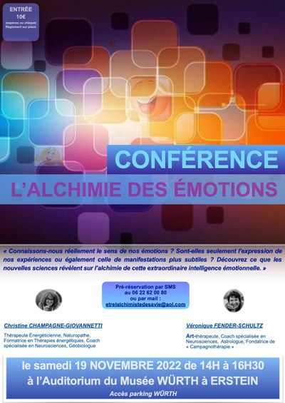 Conférence l’Alchimie des émotions