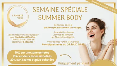 SUMMER BODY à L'Annexe by l'Eveil des Sens