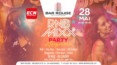 RnB Mixx Party vs Tropicana au Bar Rouge