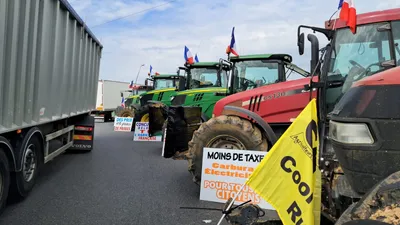 Grogne des agriculteurs de la CR28 à Chartres
