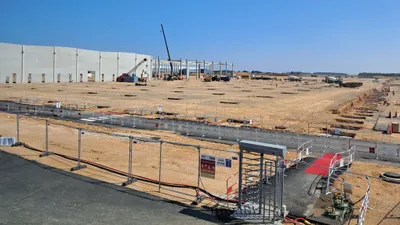 🔊L'entrepôt Amazon sort de terre à Illiers-Combray