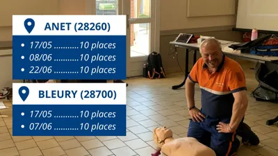 Formez-vous aux gestes de premiers secours à Bleury et Anet