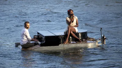 Un concert flottant à Illiers-Combray 