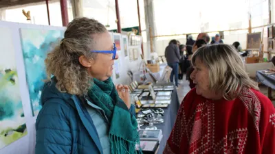 Une trentaine d'artiste au vide-ateliers à Brou