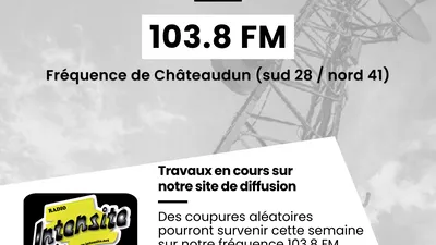 Travaux en cours sur notre site de diffusion cette semaine