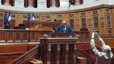 Des jeunes Mainvillois à la découverte du Sénat