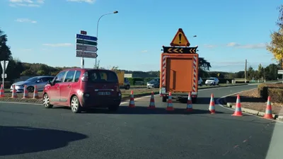 La RN 10 fermée à la circulation à hauteur de Marboué