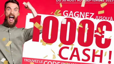 Gagnez jusqu'à 1000€ Cash et passez une rentrée tranquille avec...